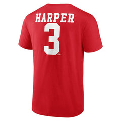 Bryce Harper Philadelphia Phillies Player Name & Number T-Shirt - MLB