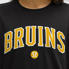 Boston Bruins lululemon Women's All Yours Organic Cotton T-Shirt - Black - NHL