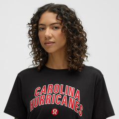 Carolina Hurricanes lululemon Women's All Yours Organic Cotton T-Shirt - Black - NHL