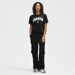 Seattle Kraken lululemon Women's All Yours Organic Cotton T-Shirt - Black - NHL