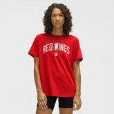 Detroit Red Wings lululemon Women's All Yours Organic Cotton T-Shirt - True Red - NHL