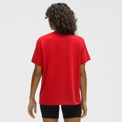 Washington Capitals lululemon Women's All Yours Organic Cotton T-Shirt - True Red - NHL