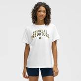 Nashville Predators lululemon Women's All Yours Organic Cotton T-Shirt - White - NHL