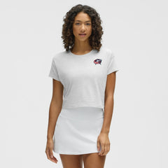 Columbus Blue Jackets lululemon Women's Cates T-Shirt - Heathered Core Ultra Light Grey - NHL