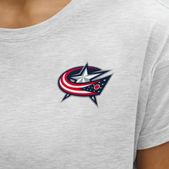 Columbus Blue Jackets lululemon Women's Cates T-Shirt - Heathered Core Ultra Light Grey - NHL