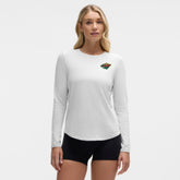 Minnesota Wild lululemon Women's Love Long Sleeve T-Shirt - Heathered Core Ultra Light Grey - NHL