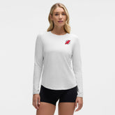 New Jersey Devils lululemon Women's Love Long Sleeve T-Shirt - Heathered Core Ultra Light Grey - NHL