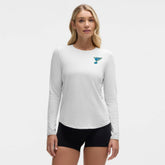 St. Louis Blues lululemon Women's Love Long Sleeve T-Shirt - Heathered Core Ultra Light Grey - NHL