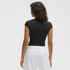 New Jersey Devils lululemon Women's Baby T-Shirt - Black - NHL