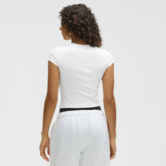 Boston Bruins lululemon Women's Baby T-Shirt - White - NHL