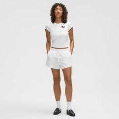 Columbus Blue Jackets lululemon Women's Baby T-Shirt - White - NHL