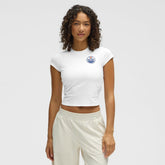 Edmonton Oilers lululemon Women's Baby T-Shirt - White - NHL