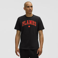 Calgary Flames lululemon Organic Cotton Classic-Fit T-Shirt - Black - NHL