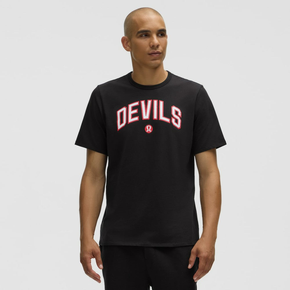 New Jersey Devils lululemon Organic Cotton Classic-Fit T-Shirt - Black - NHL