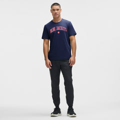 Columbus Blue Jackets lululemon Organic Cotton Classic-Fit T-Shirt - Blue - NHL