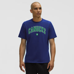 Vancouver Canucks lululemon Organic Cotton Classic-Fit T-Shirt - Larkspur - NHL
