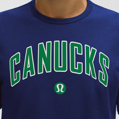 Vancouver Canucks lululemon Organic Cotton Classic-Fit T-Shirt - Larkspur - NHL