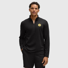 Boston Bruins lululemon Soft Jersey Half-Zip Pullover - Black - NHL