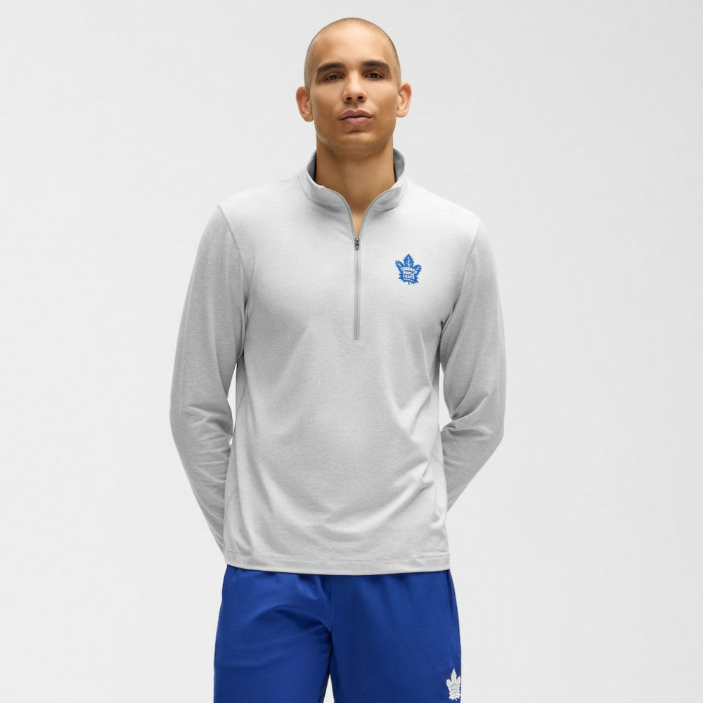 Toronto Maple Leafs lululemon Soft Jersey Half-Zip Pullover - Heather Gray - NHL