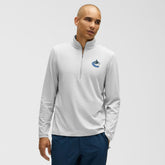 Vancouver Canucks lululemon Soft Jersey Half-Zip Pullover - Heather Gray - NHL
