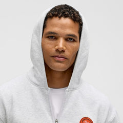 Anaheim Ducks lululemon Steady State Full-Zip Hoodie - Heathered Core Ultra Light Grey - NHL