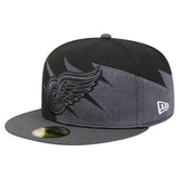 Detroit Red Wings New Era Spikes 59FIFTY Fitted Hat - Black - NHL