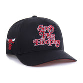 Chicago Bulls Brand Seen by '47 Sorry I Was Hooping Hitch Adjustable Hat Black - NBA