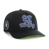 Minnesota Timberwolves Brand Seen by '47 Sorry I Was Hooping Hitch Adjustable Hat Black - NBA