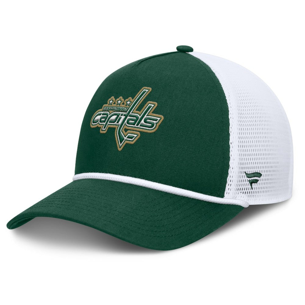 Washington Capitals Fanatics Bermuda A-Frame Adjustable Hat - Green/White - NHL