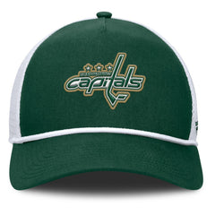 Washington Capitals Fanatics Bermuda A-Frame Adjustable Hat - Green/White - NHL