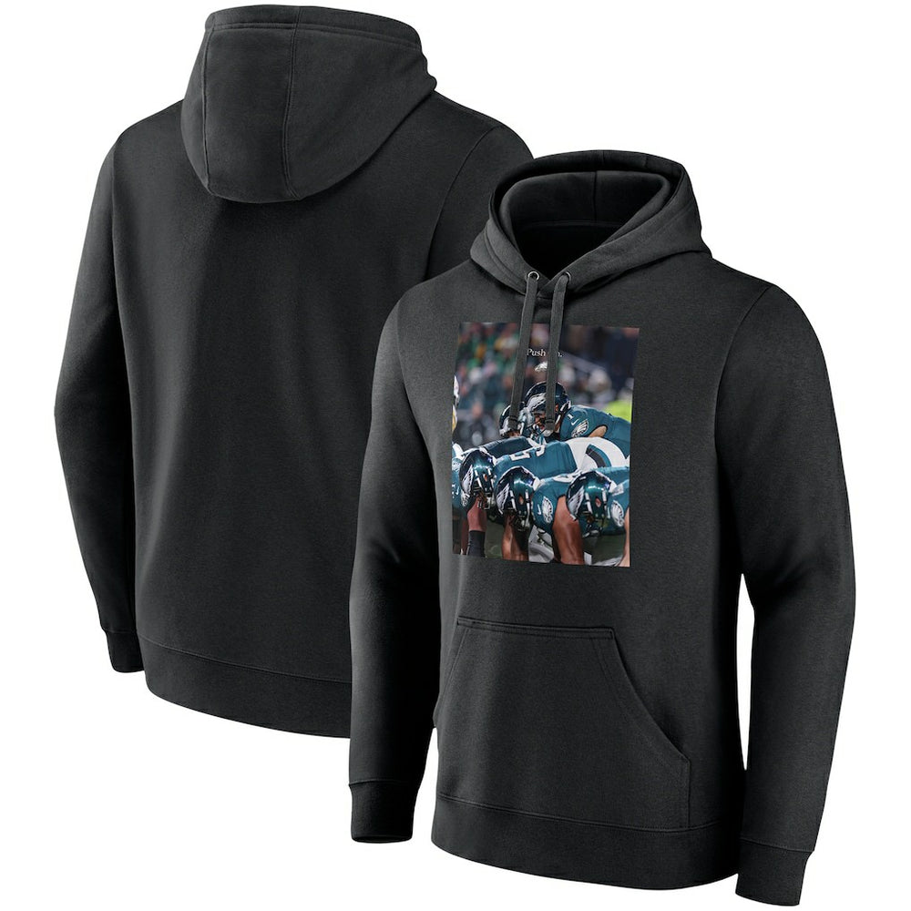 Philadelphia Eagles Push On Pullover Hoodie Black | NFL