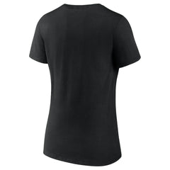 Philadelphia Eagles Women's Push On V-Neck T-Shirt Black | NFL