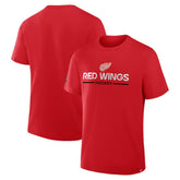 Detroit Red Wings Fanatics Centennial T-Shirt - Red - NHL