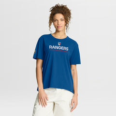New York Rangers Fanatics Women's Centennial T-Shirt - Blue - NHL