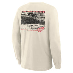 Detroit Red Wings Fanatics Centennial Legacy Long Sleeve T-Shirt - Beige - NHL