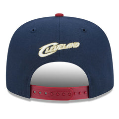 Cleveland Cavaliers 2025/26 Classic Edition Jersey Hook A-Frame 9FIFTY Snapback Hat Navy/Wine - NBA