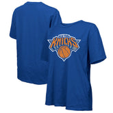 New York Knicks Majestic Threads Women's Oversized T-Shirt Royal - NBA