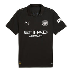 Manchester City 2025/26 Away Replica Jersey Black | Puma cheap