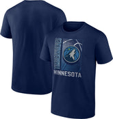 Minnesota Timberwolves '90s Graphic T-Shirt Navy - NBA