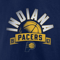 Indiana Pacers Women's '90s Graphic V-Neck T-Shirt Navy - NBA