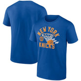 New York Knicks Swishing Hoop T-Shirt Blue - NBA