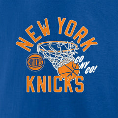 New York Knicks Swishing Hoop T-Shirt Blue - NBA