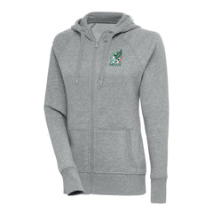 Mexico National Team Antigua Women's Takeover Full-Zip Hoodie Heather Gray - FIFA World CUP