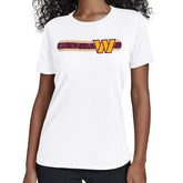 Washington Commanders Starter Women's Team Stripe T-Shirt White | NFL