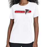 Atlanta Falcons Starter Women's Team Stripe T-Shirt White | NFL