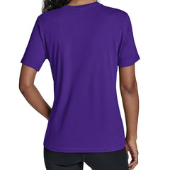 Minnesota Vikings Starter Women's Arch Stripe T-Shirt Purple | NFL