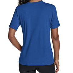 Seattle Seahawks Starter Women's Throwback Arch Stripe T-Shirt Royal | NFL