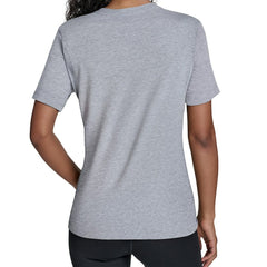 Dallas Cowboys Starter Women's Arch Stripe T-Shirt Gray | NFL