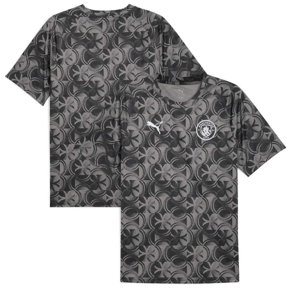 Manchester City 2025/26 Pre-Match Training Jersey Black | Puma Online