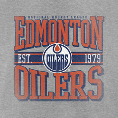 Edmonton Oilers Retro Vibe T-Shirt - Heather Gray - NHL